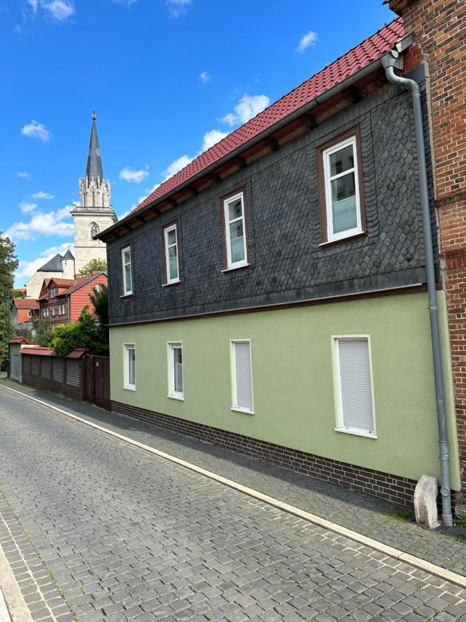 Ferienwohnung Zur Hohe Str Bad Langensalza Exterior foto